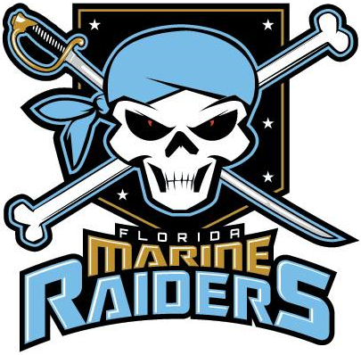 Florida Marine Raiders 2014-Pres Primary Logo DTF transfer for t shirt